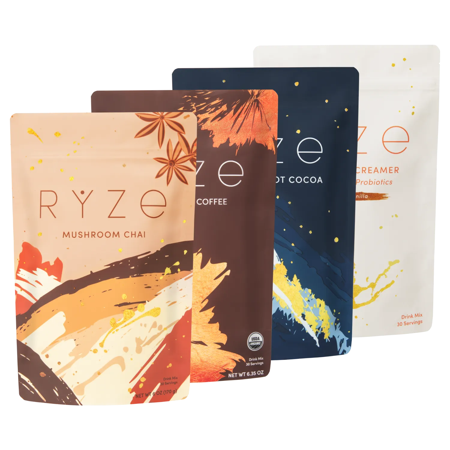 Ultimate Elevate + Unwind Bundle: Chai + Coffee + Cocoa J3 Tn