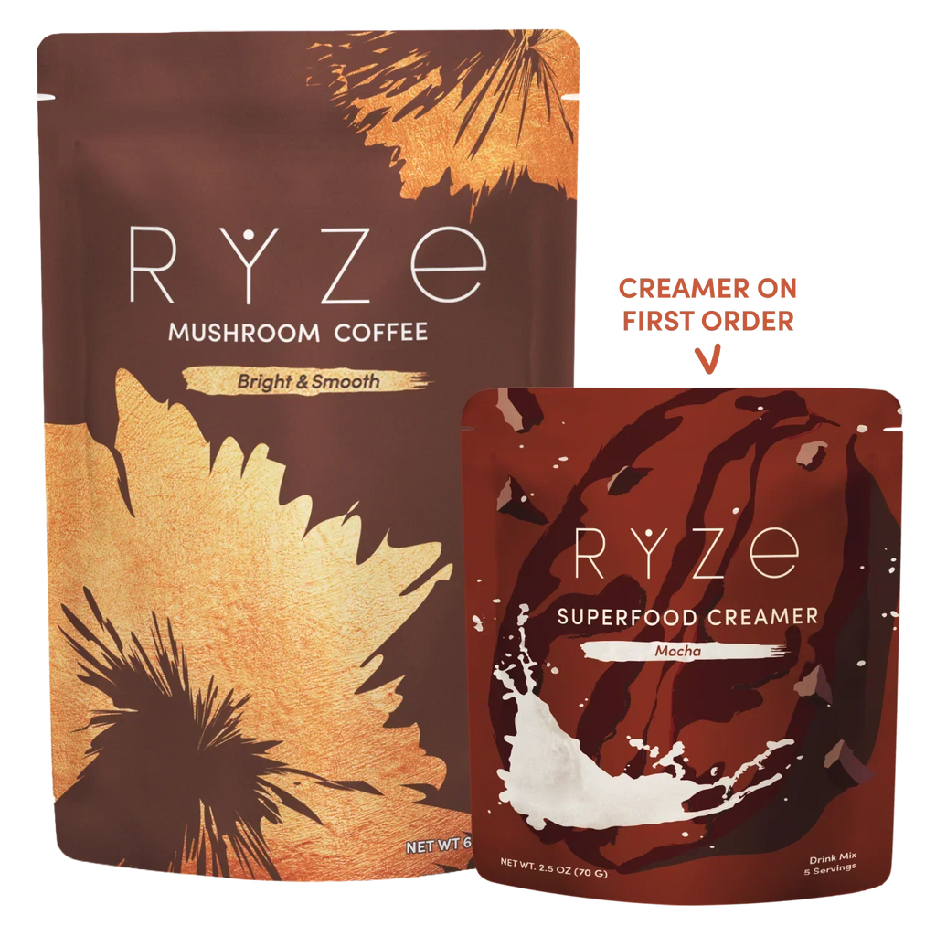 Mushroom Coffee + Mocha Creamer Set B6 9P