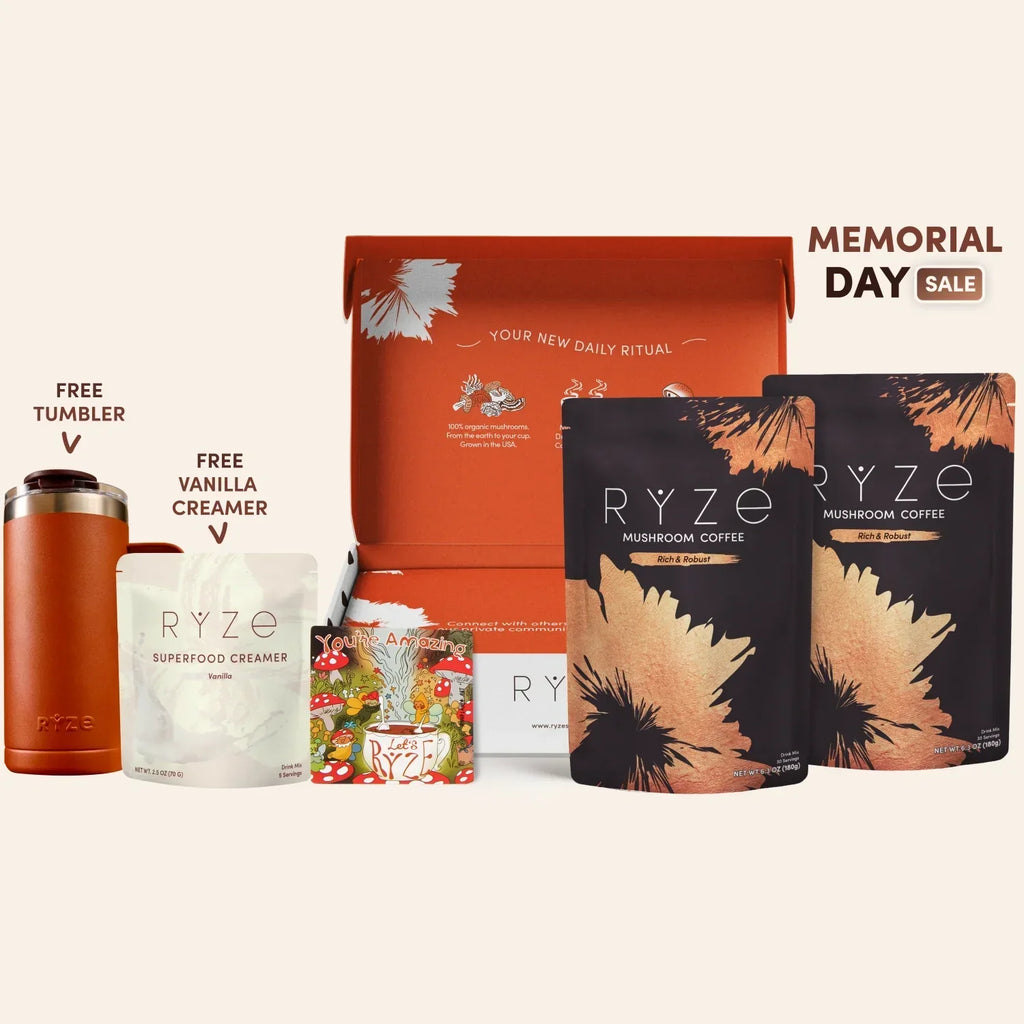 Mushroom Coffee Dark Roast Starter Kit 60 Serving I1 Oj
