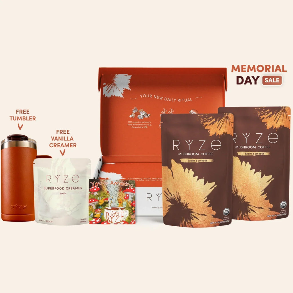 Mushroom Coffee Starter Kit 60 Serving D2 jC