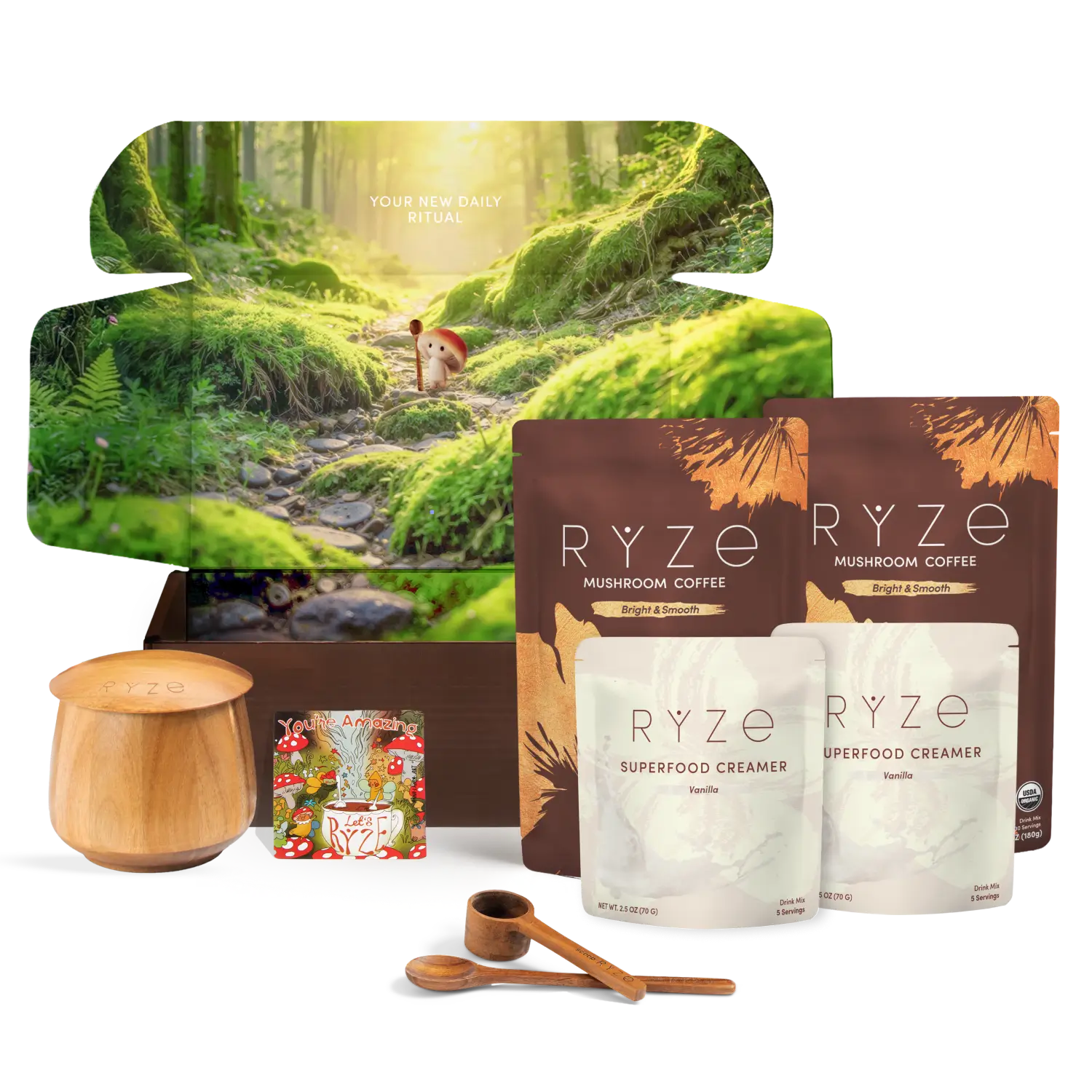 Mushroom Coffee Ritual Set (3 Month Plan) W6 62