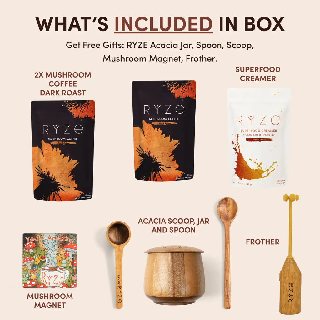 Mushroom Coffee Ritual Set W5 gl
