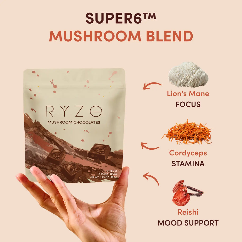 Mushroom Chocolates Rye (15 pieces) O6 Zr