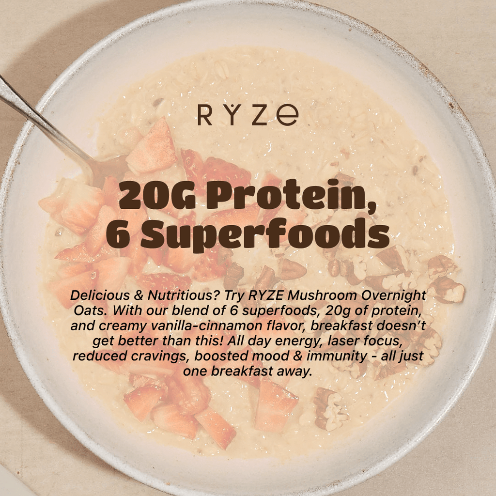 Mushroom Overnight Oats Pack (14 Servings) O4 Rz