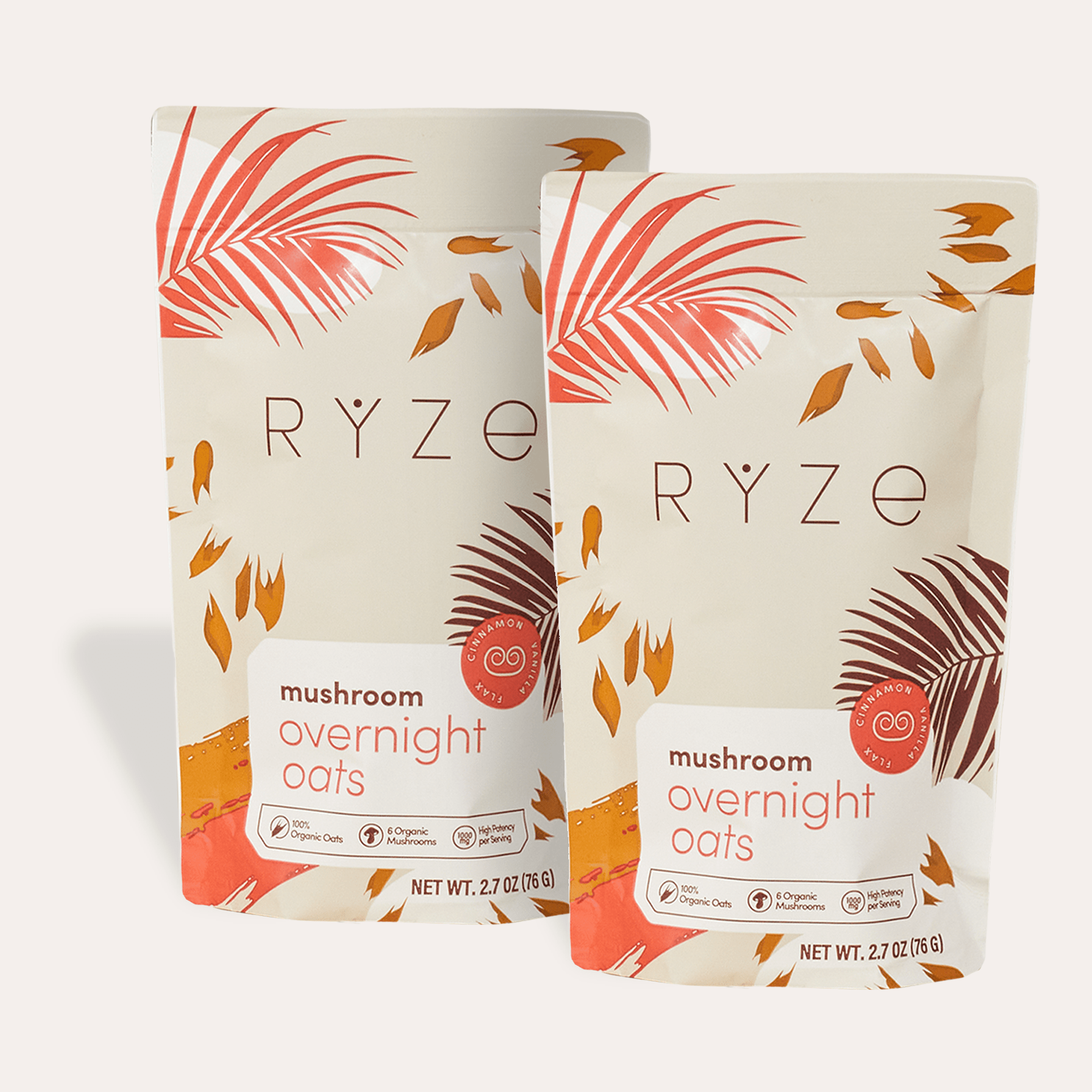 Mushroom Overnight Oats Pack (28 Servings) I3 Z1
