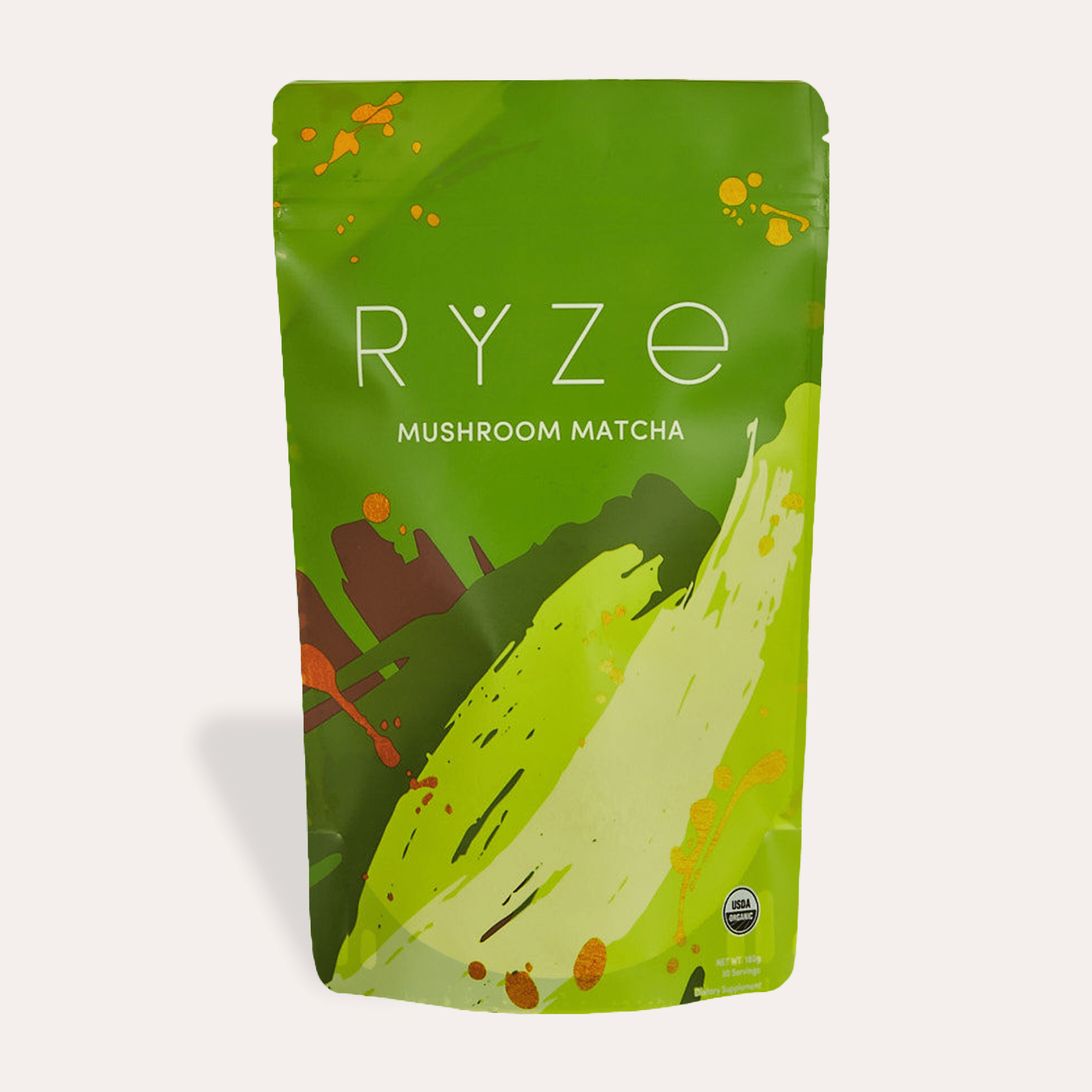 Mushroom Matcha - with 6 Organic Adaptogenic Mushrooms Grown In USA and Ceremonial-Grade Japanese Matcha K1 TK